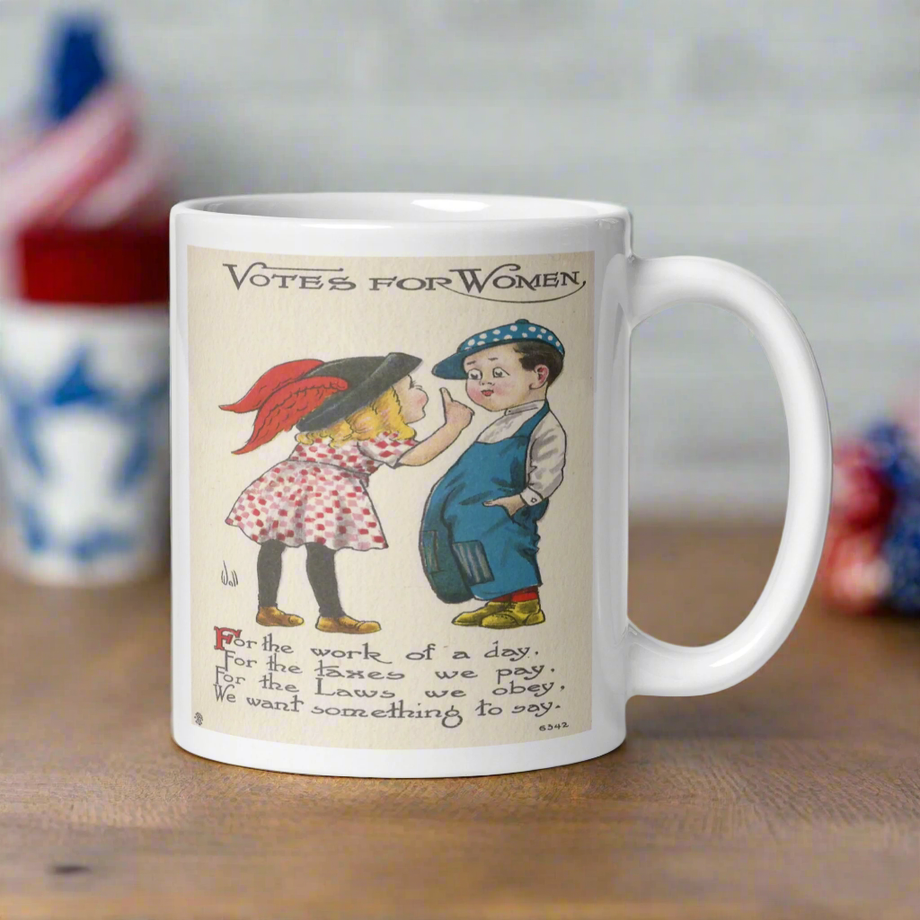 Votes For Women Vintage Glossy Coffee Mug