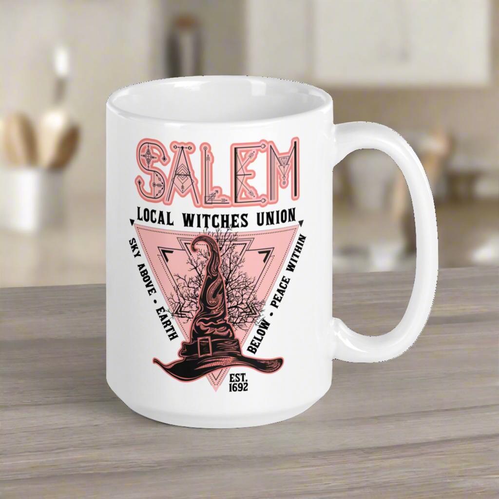 Salem Local Witches Union Halloween Glossy Coffee Mug