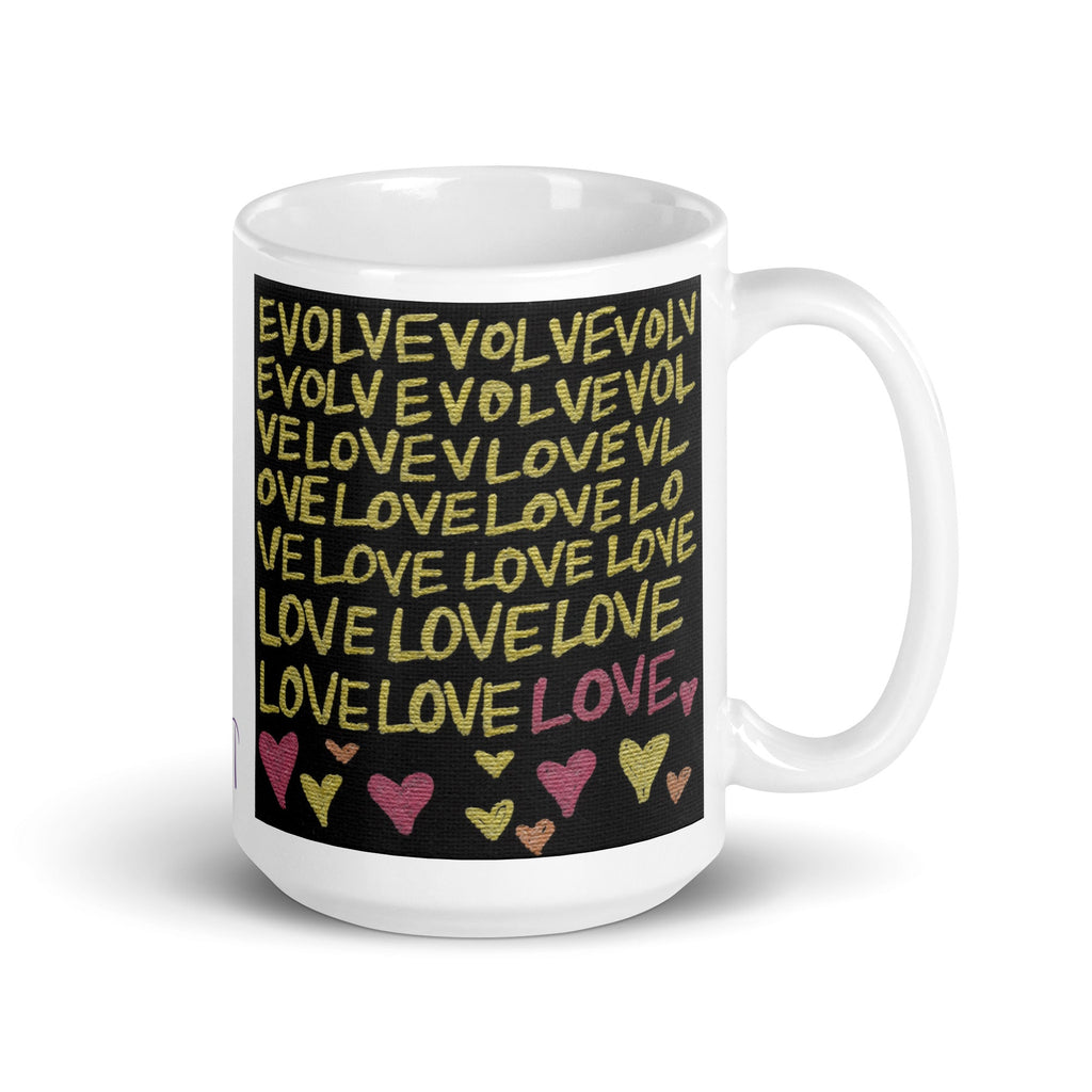 Evolveevlovelove Gold Caden Caraco Glossy Mug - Evolve Into Love Collection