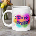 Staunch Feminist Graffiti Glossy Mug