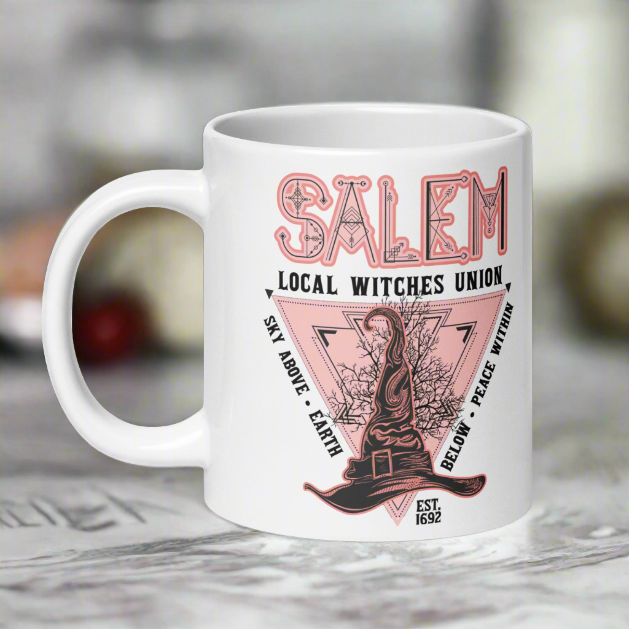 Salem Local Witches Union Halloween Glossy Coffee Mug