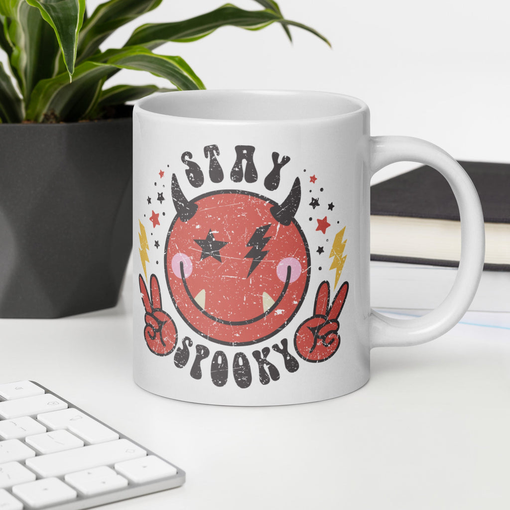 Cute Devil Stay Spooky Halloween Mug